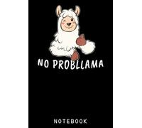 Funny No Problem Llama Lama Alpaca Sheep Thumbs Up Guanaco Notebook: 6 x 9 120 Pages College Ruled Notebook | Cute Kawaii Journal Sheep Gifts For ... Christmas Gift For Kids, Teens, Girls, Boys