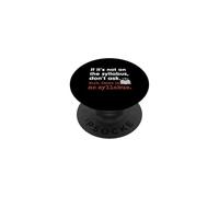 Funny No Syllabus Teacher Professor College Humorous Graphic PopSockets Adhesive PopGrip