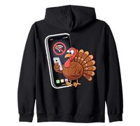 Funny No WiFi Thanksgiving Turkey Zip Hoodie