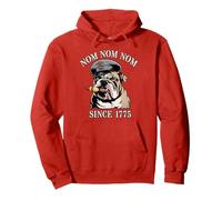 Funny Nom I EAT CRAYONS Since 1775 Veterans Military Jarhead Pullover Hoodie