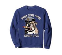 Funny Nom I EAT CRAYONS Since 1775 Veterans Military Jarhead Sweatshirt