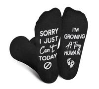 Funny Non-Slip Pregnancy Socks -Fun Novelty Crazy Maternity & Postpartum Socks for Women First Time New Mom to Be - Mothers Day Gifts for Pregnant Expecting Moms Mommy Christmas Stocking Fillers