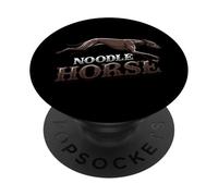 Funny Noodle Horse Sighthound Greyhound Dog Lover PopSockets Adhesive PopGrip