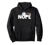 Funny Nope Not Today Lazy Penguin Animal Lover Pullover Hoodie