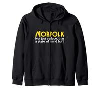 Funny Norfolk UK Great Yarmouth Not Just A Place Norwich Zip Hoodie