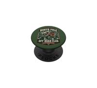 Funny North Pole Off-Road Club Sleigh Rig Division Christmas PopSockets Adhesive PopGrip