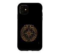 Funny North South East West Viking Compass Saying Case for iPhone 11