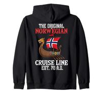 Funny Norwegian Cruise Line Zip Hoodie