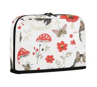 Funny Norwegian Woods Cat White Pencil Cases Large Capacity Pen Case Organizer Zippered Coin for Girls School Supplies