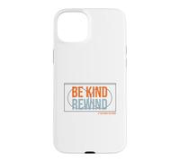 Funny Nostalgic Be Kind Rewind VHS Saying Case for iPhone 15 Plus