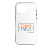 Funny Nostalgic Be Kind Rewind VHS Saying Case for iPhone 16 Pro Max