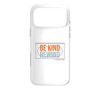 Funny Nostalgic Be Kind Rewind VHS Saying Case for iPhone 17 Pro Max