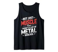 Funny Not Just Muscle There is A Lot of Metal Ironworker Tank Top