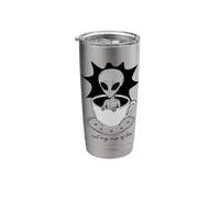 Funny Not My Cup of Tea Alien Graphic Tee Stainless Steel Insulated Tumbler