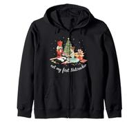 Funny Not My First Nutcracker Ballet Christmas Zip Hoodie