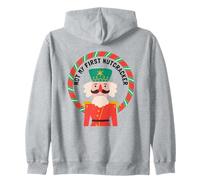 FUNNY NOT MY FIRST NUTCRACKER Christmas Ballet Dancer Meme Zip Hoodie
