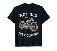 Funny Not Old Just Classic Vintage Motorcycle Bike Birthday T-Shirt