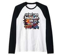 Funny Not Regular HR Cool Human Resources Manager Raglan Baseball Tee