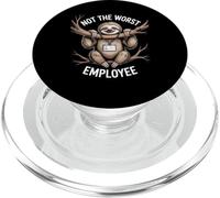 Funny Not The Worst Employee Sloth Saying Humor Women Men PopSockets PopGrip for MagSafe