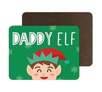 Funny Novelty Christmas Placemats | Place Mat Food Table Mat Dinnerware | Daddy Elf | Funny Joke Table Accessory | PM12
