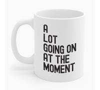 Funny Novelty Coffee Mug A Lot Going On at The Moment Distressed Funny Design Tea Cup Creative Holiday Christmas and Birthday Gifts for Kid Family Women Men 11 Oz