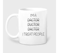 Funny Novelty Coffee Mug Doctor Gift Funny Birthday & Christmas Cup for Future Doctors & Medical Students Med School Graduation Present White Mug 11 Oz