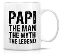 Funny Novelty Coffee Mug Papi The Man The Myth The Legend Retirement Cup for Coworker Men Women Cup Tea Office Mug. 11 Oz