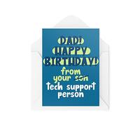 Funny Novelty Greeting Cards | Happy Birthday From Your Son | Birthday Dad Father Daddy Banter Best Friend Funny Joke | CBH1242