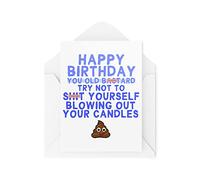 Funny Novelty Greeting Cards | Happy Birthday You Old... | Birthday Dad Mum Grandma Grandad Grandparent Friend Banter Funny Joke | CBH1262
