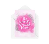 Funny Novelty Greeting Cards | The World's Greatest Mum | Birthday Mother's Day Mum Mummy Mother Mother Funny Joke | CBH1204