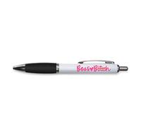 Funny Novelty Push Pen Gift | Ballpoint Pens Work Colleague Leaving Work Present | Boss B | Funny Joke Stationary | BLACK PP49
