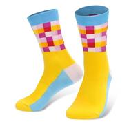 Funny Novelty Socks for Women Gift for Mum,Birthdays Festivals 7 Trendy Designs (UK 5-9) Women Approved Creative Gifts (UK, Numeric, 5, 9, Regular, Regular, Colourful Checkerboard)