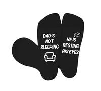 Funny Novelty Socks Gifts for Dad Personalised Socks Men Gifts Ideas Fathers Day Christmas Birthday Thanksgiving Anniversary Retirement Presents for Dad Grandad Husband from Daughter Son Children
