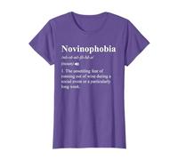 Funny Novinophobia Definition Wine Lover T-Shirt