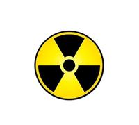 Funny Nuclear Radiation Warning Car Sticker PVC Decal 14CMX14CM(1PCS)