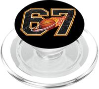 Funny Number 6 7 Meme Youth Culture Slang Basketball PopSockets PopGrip for MagSafe