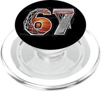 Funny Number 6 7 Meme Youth Culture Slang Basketball PopSockets PopGrip for MagSafe