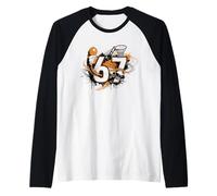 Funny Number 6 7 Meme Youth Culture Slang Basketball Raglan Baseball Tee