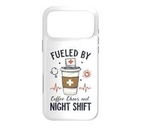 Funny Nurse Fueled By Coffee Chaos And Night Shift Case for iPhone 17 Pro Max