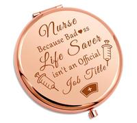 Funny Nurse Gift Compact Pocket Mirror Nurse Appreciation Gift Nursing Student Gifts Medical Nurse Gifts Birthday Gifts Portable Makeup Mirror Nurses Day Graduation Gift Christmas Retirement Gift