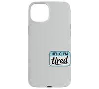 Funny Nurse Night Shift Crew Tired Overnight RN Case for iPhone 15 Plus