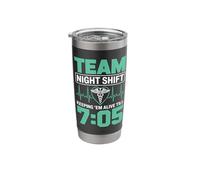 Funny Nurse Night Shift ICU Overnight RN Stainless Steel Insulated Tumbler
