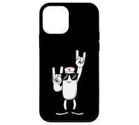 Funny Nurse Pill Rock Hand Signs Character Graphic Medical Case for iPhone 12 mini