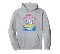 Funny Nurse Seagull Scream IV Drip Ivory Coral Medical Humor Pullover Hoodie