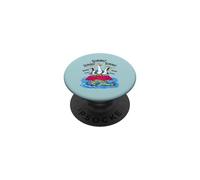 Funny Nurse Seagull Scream Wrasse Scrub Pun Medical Humor PopSockets Adhesive PopGrip
