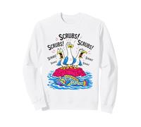 Funny Nurse Seagull Scream Wrasse Scrub Pun Medical Humor Sweatshirt