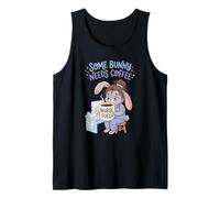 Funny Nurse Some Bunny Needs Coffee Rabbit Nurse Fuel Tank Top