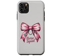 Funny NURSE SQUAD Bow Love Valentine Coquette RN NP ICU Life Case for iPhone 11 Pro Max