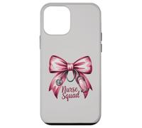Funny NURSE SQUAD Bow Love Valentine Coquette RN NP ICU Life Case for iPhone 12 mini