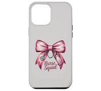 Funny NURSE SQUAD Bow Love Valentine Coquette RN NP ICU Life Case for iPhone 12 Pro Max